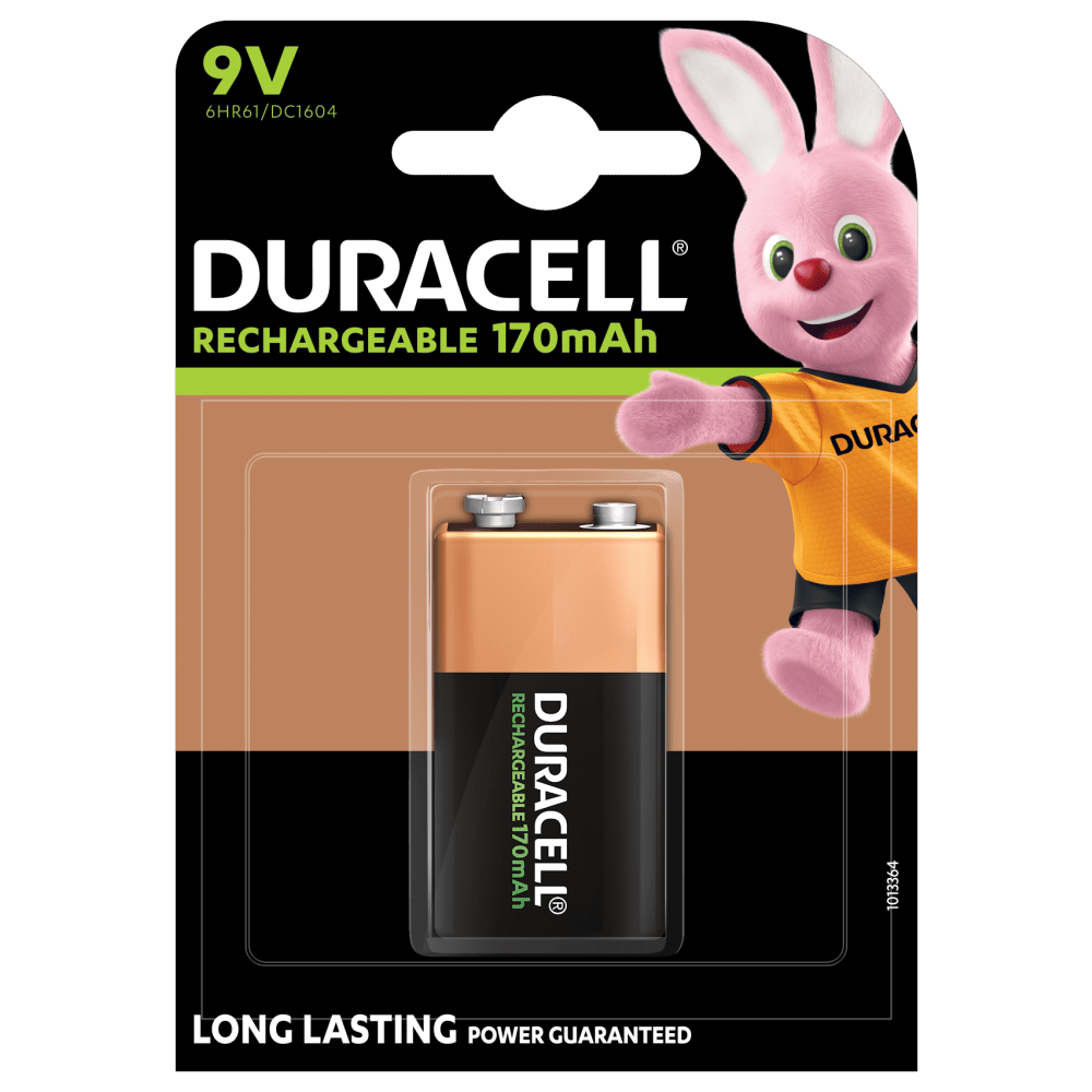 Batteria Ricaricabile Duracell 9V 170 mAh