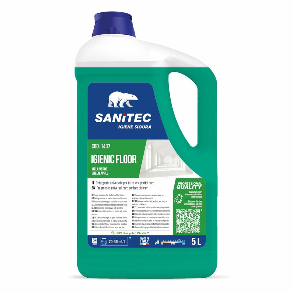 Detergente concentrato per pavimenti Sanitec Igenic Floor 5 Kg