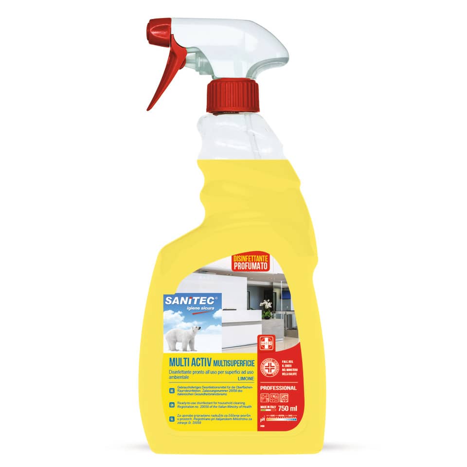 Sgrassatore alcolico disinfettante Multi Activ