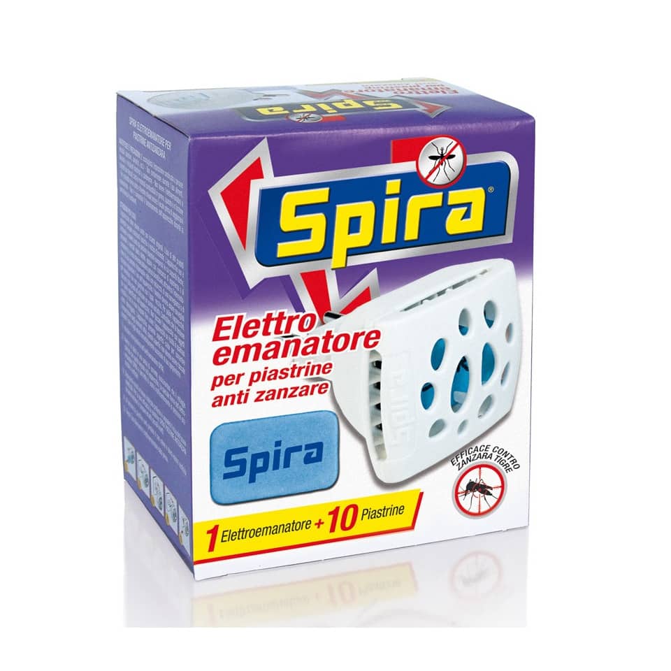 Elettroemanatore per piastrine antizanzare Spira - fornelletto + 10 piastrine
