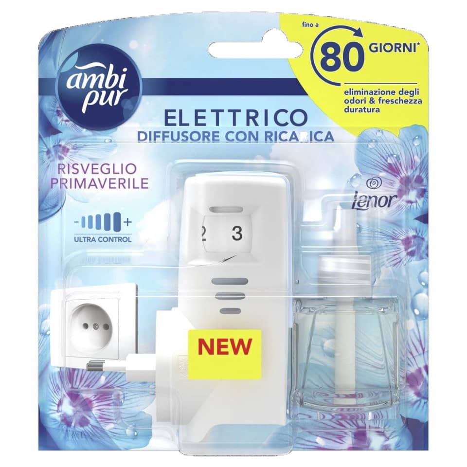 Starter Kit diffusore elettrico più ricarica Ambi Pur Lenor 20 ml