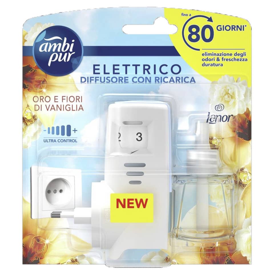Starter Kit diffusore elettrico più ricarica Ambi Pur Lenor 20 ml
