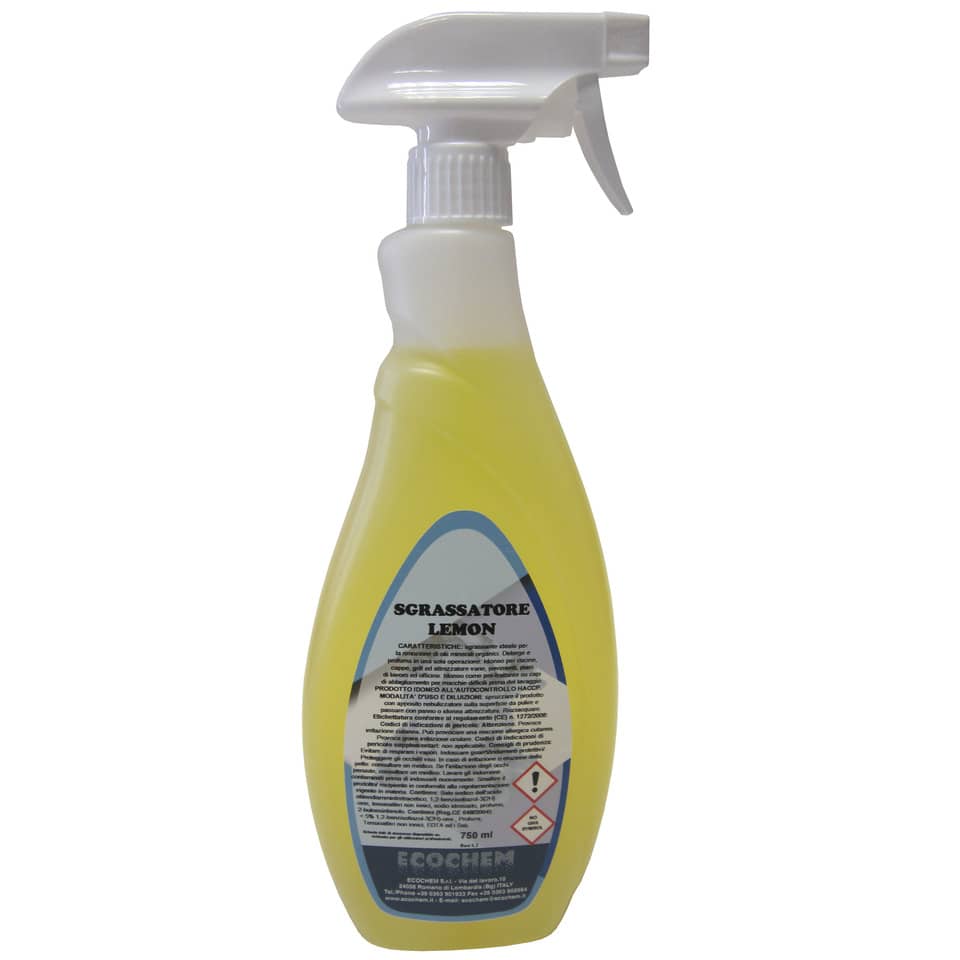 Sgrassatore al profumo di limone Ecochem 750 ml