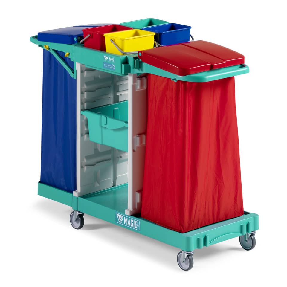 Carrello chiuso a 3 reparti Magic Line - 135x55x110 cm TTS 390 basic