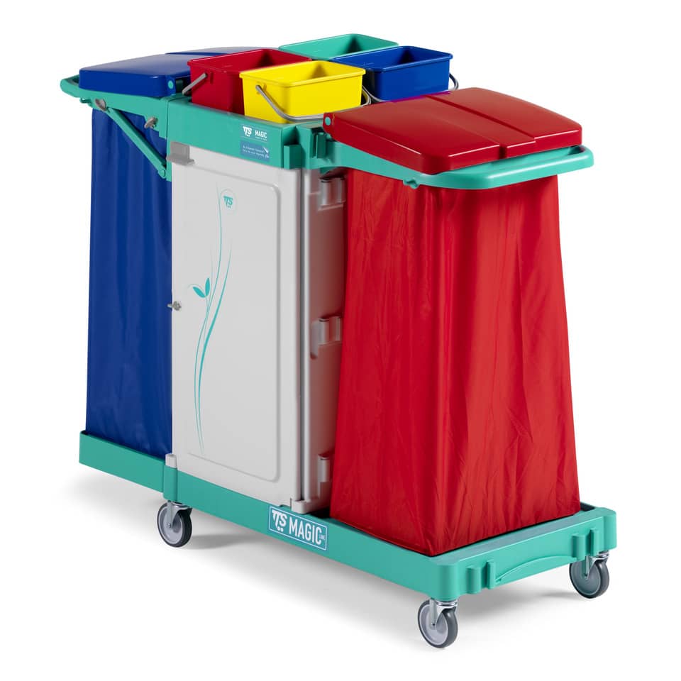 Carrello chiuso a 3 reparti Magic Line - 135x55x110 cm TTS 390 safety