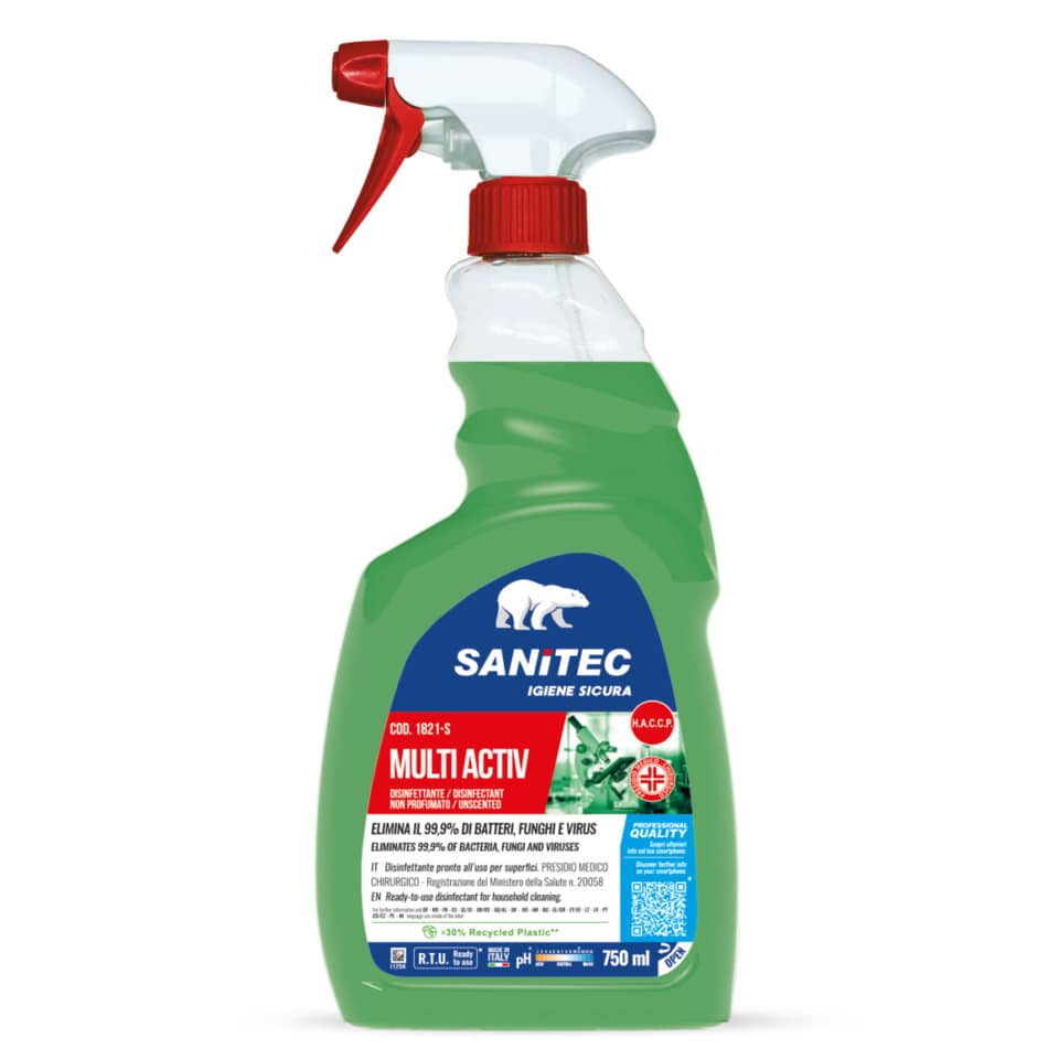 Sgrassatore alcolico disinfettante Multi Activ