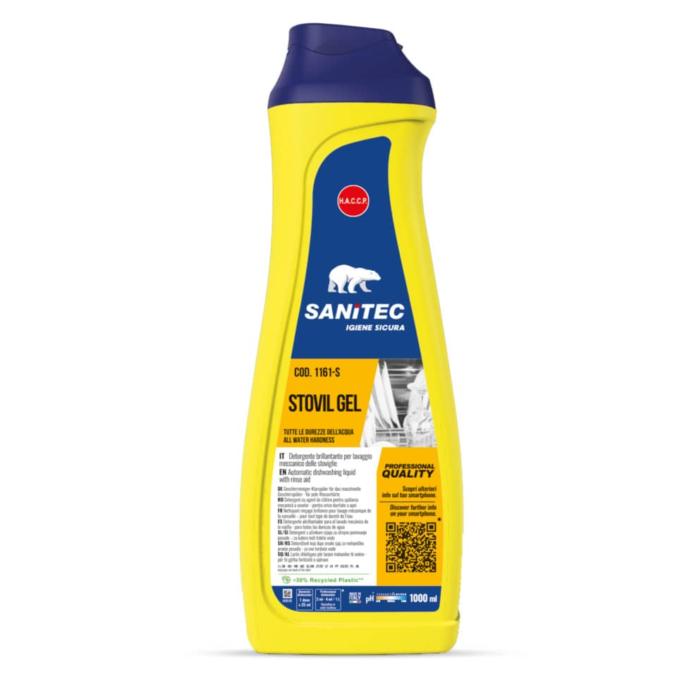 Detergente brillantante Stovil Gel Sanitec 1000 ml