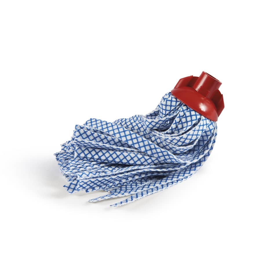 Mop sintetico per pavimenti Blu dimora bianco e blu