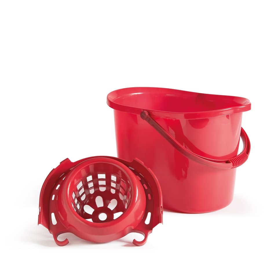 Secchio in plastica con strizzatore Classico Perfetto 15 Lt