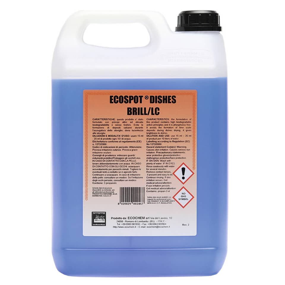 ECOSPOT ® DISHES brillantante lavastoviglie Ecochem 5 Kg