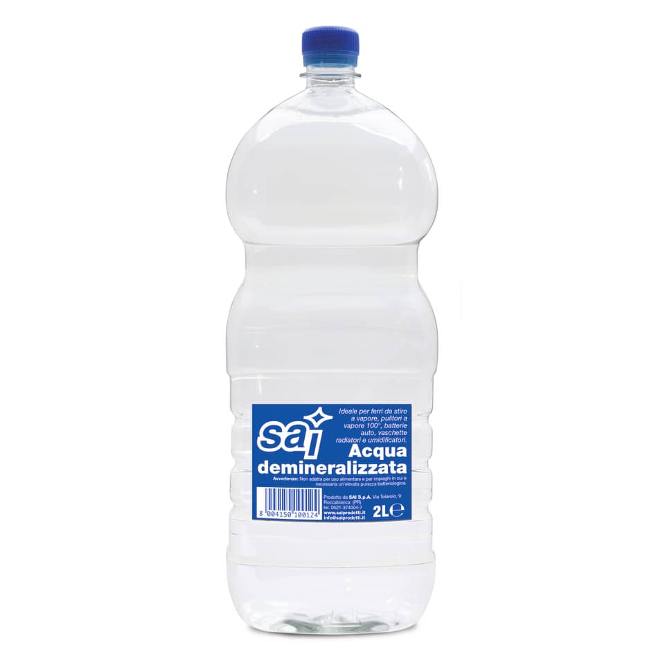 Acqua demineralizzata SAI