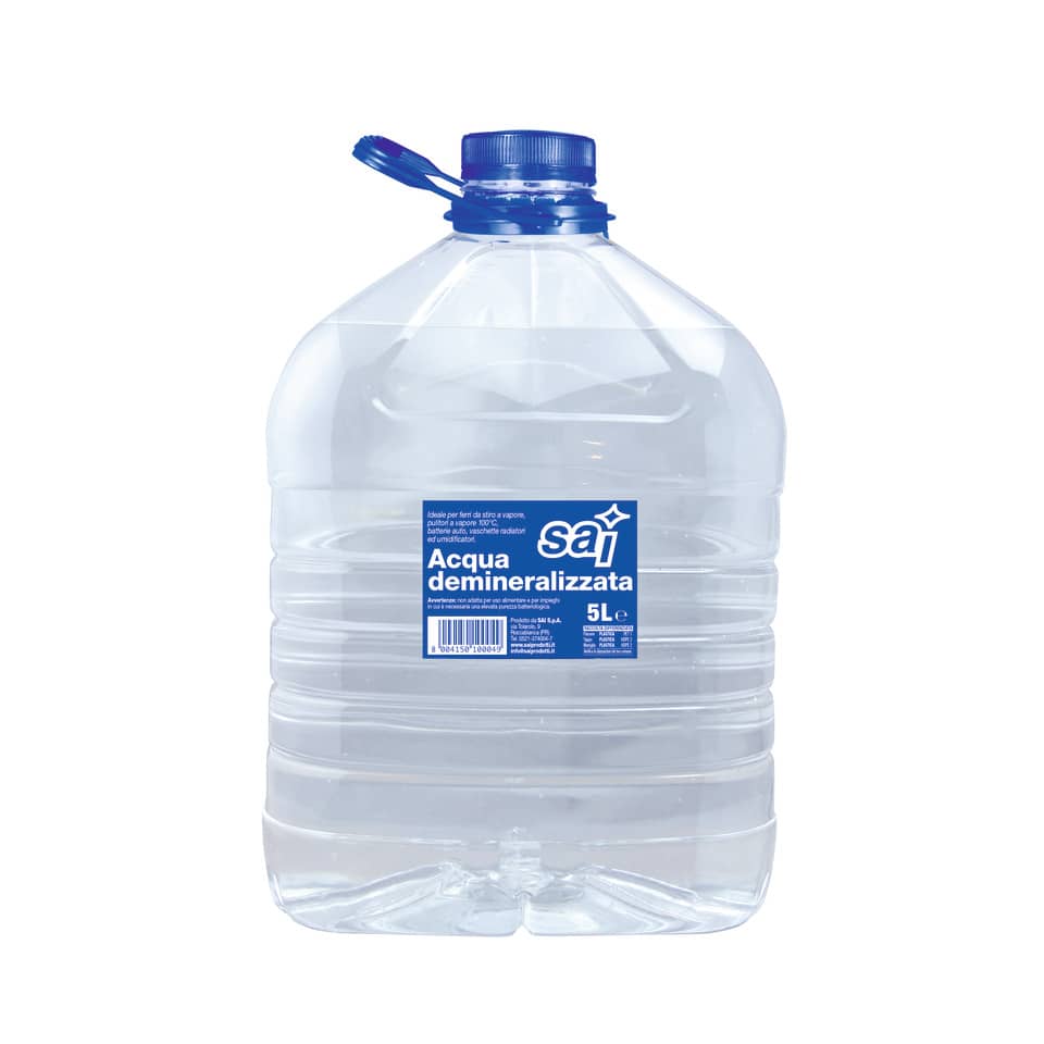 Acqua demineralizzata SAI