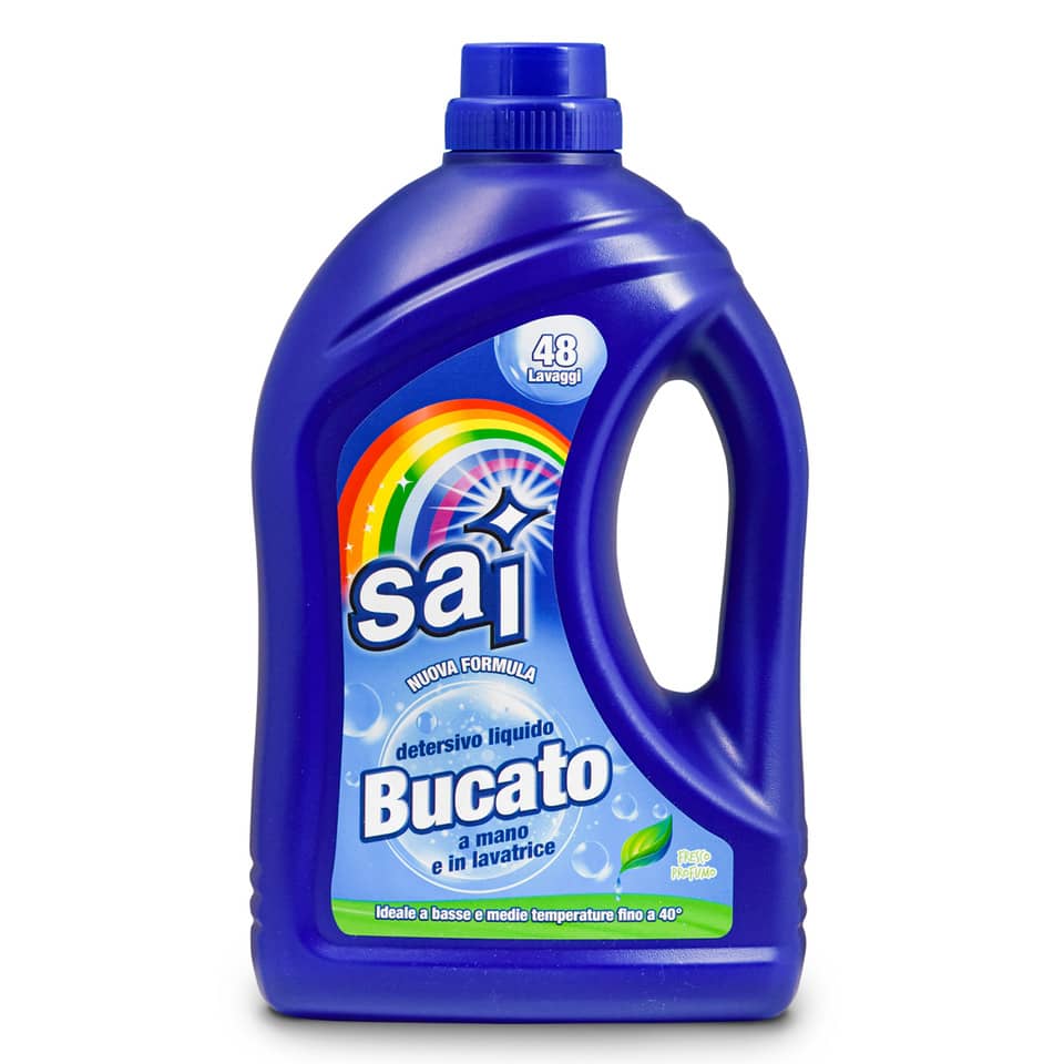 Detersivo liquido SAI per bucato a mano e in lavatrice - formato 3 litri