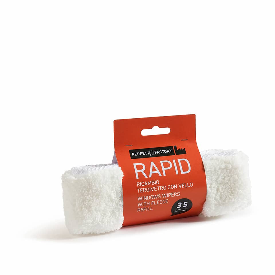 Ricambio tergivetro con vello Perfetto Rapid 35 cm