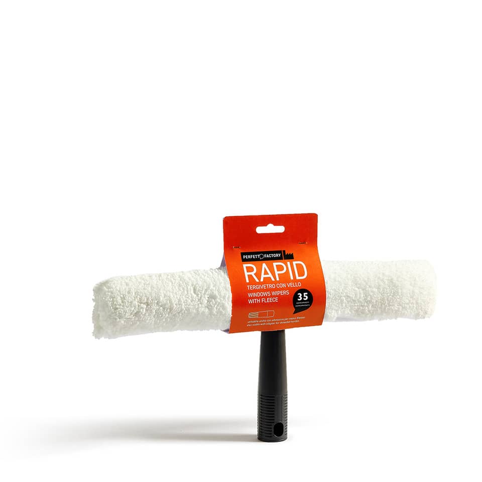 Tergivetro con vello in microfibra Perfetto Rapid 35 cm