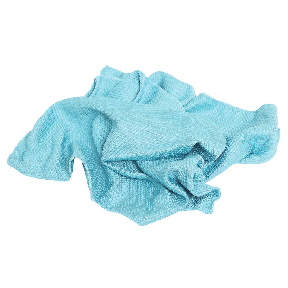 Panno in microfibra Pippo per vetri - 50x40 cm colore azzurro