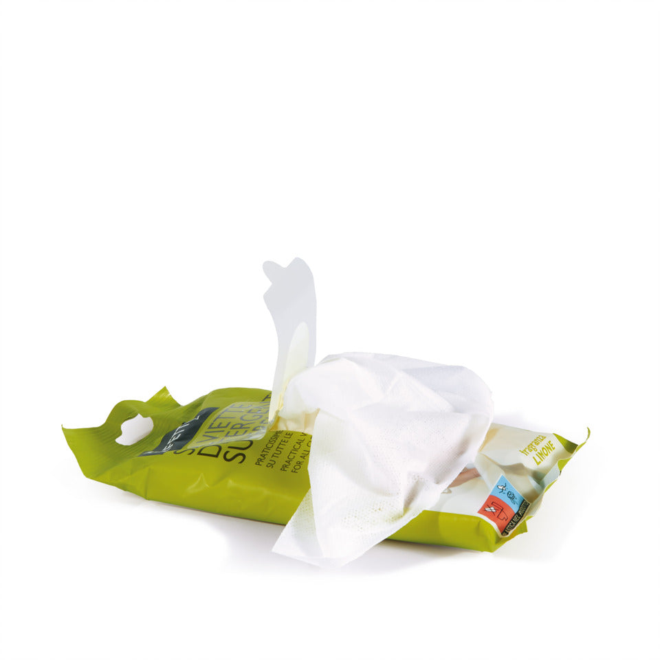 Salviette igienizzanti Perfetto 20x30 cm profumate bianco conf. 20 salviette