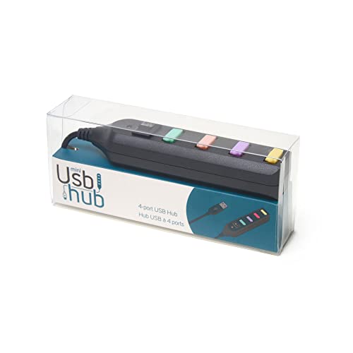 Hub USB Legami 4 Porte – Nero - Office Line