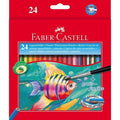 Matite Acquarellabili Faber-Castell 24 colori con pennello