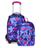 Seven Zaino Trolley 3 Ruote Detach Shady die girl 37 LT con Cross-Over System