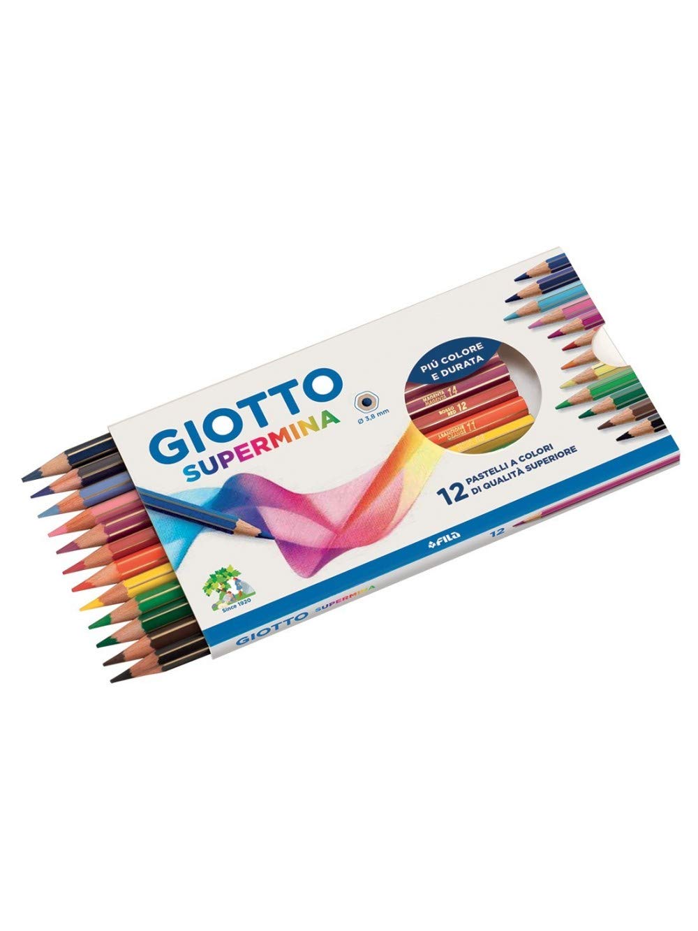 Pastelli Giotto Supermina 12 colori