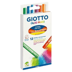 Pastelli a olio Giotto – 12 colori – astuccio appendibile