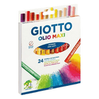 Pastelli a olio Giotto – 24 colori – astuccio appendibile