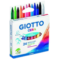 Pastelli a cera Giotto – 24 colori assortiti – astuccio appendibile