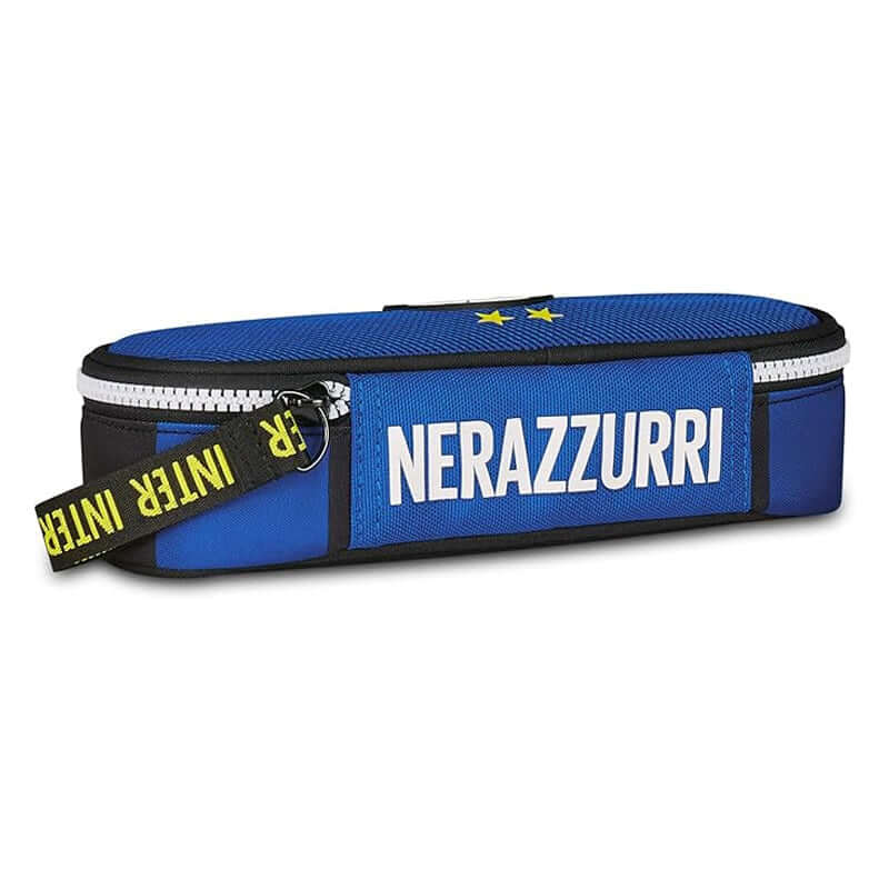 Astuccio Bustina Inter FC Round Plus Ufficiale Seven - Organizzato - 23x10x5,5 cm