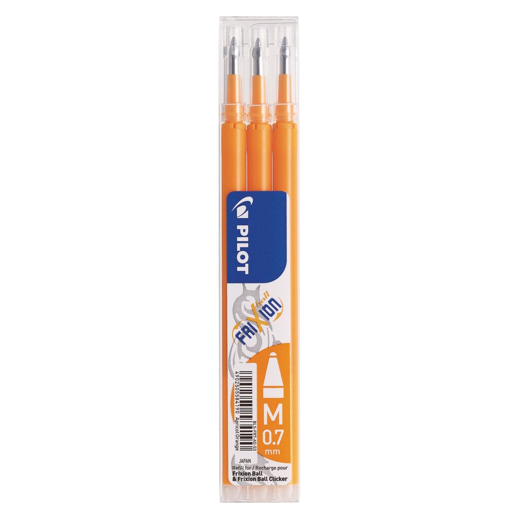 Set 3 Refill Penna Gel Pilot Frixion Ball – 0,7 mm – Vari Colori