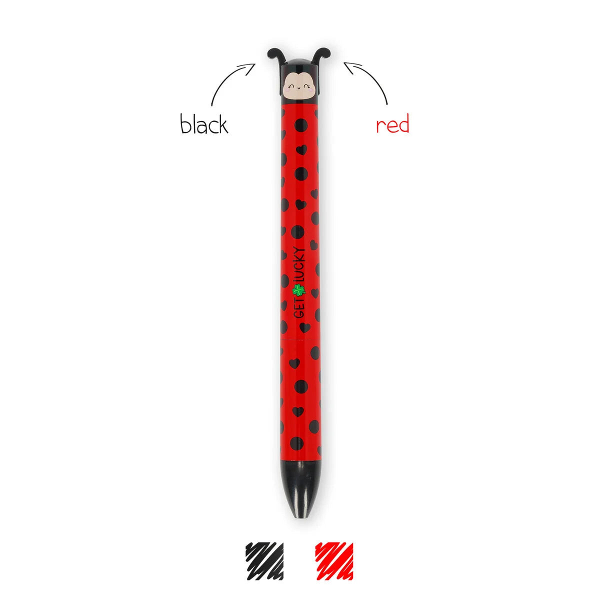 Penna Multicolore Click & Clack Ladybug 1 mm – Legami