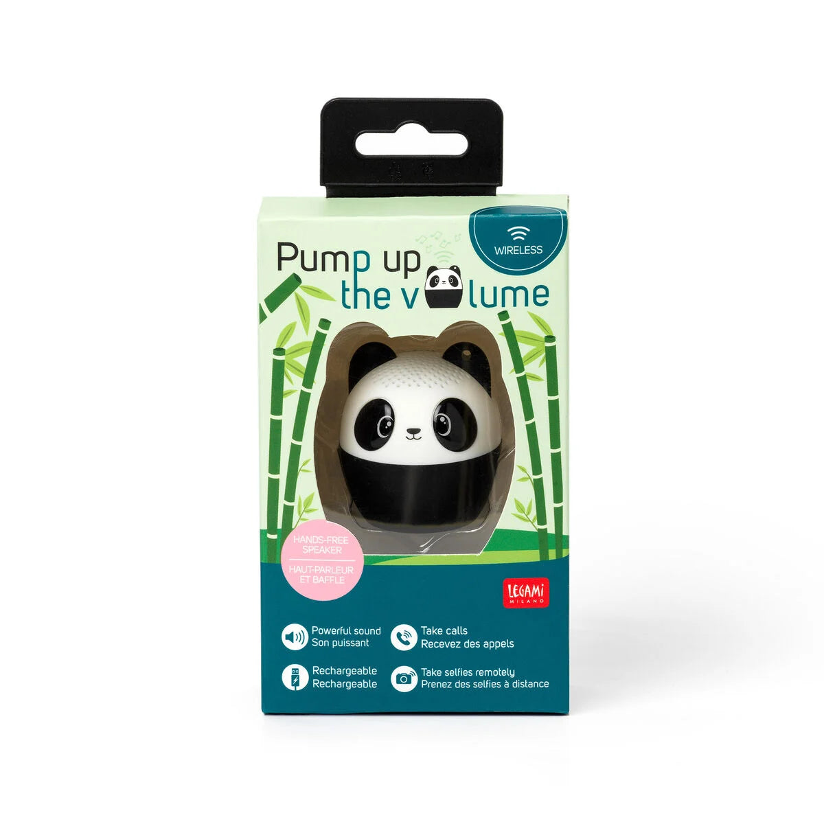 Mini Speaker e Vivavoce Wireless Legami Panda – Pump Up The Volume - Office Line