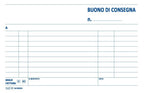 Blocco Buoni Consegna 10x17 cm - Triplice Copia (3 Copie) in Carta Chimica