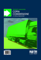 Set 5 Blocchi Copia Commissione A5 - 2 Copie in Carta Chimica Autoricalcante