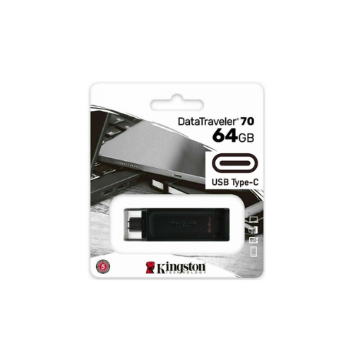 Kingston DataTraveler 70 - Chiavetta USB-C 3.2 Gen 1 da 64GB (DT70/64GB)