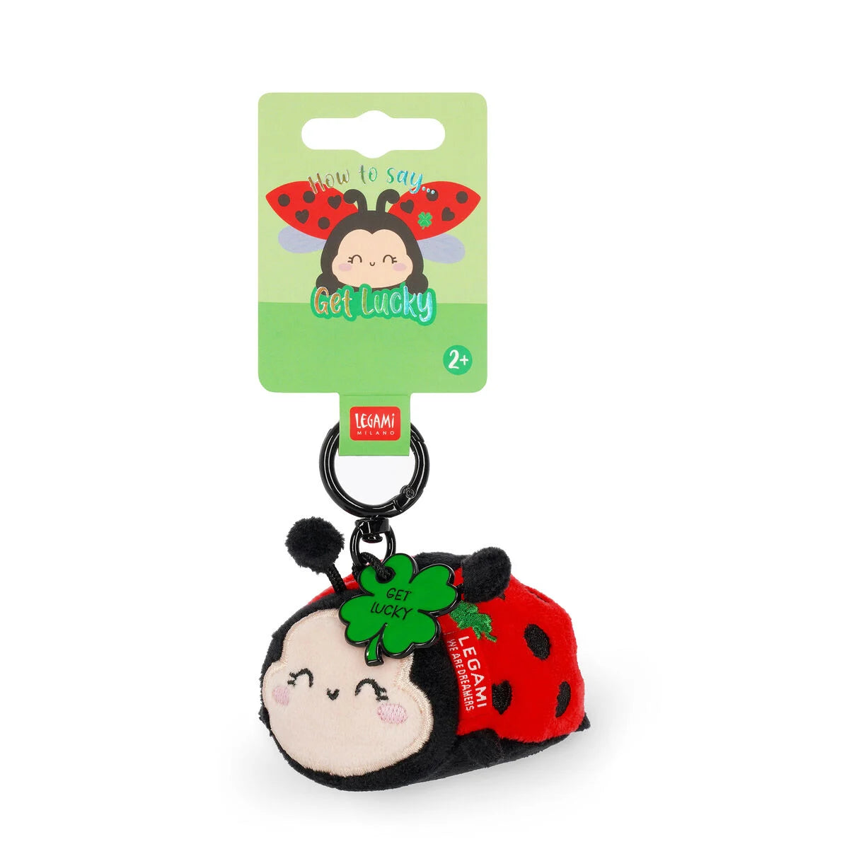 Portachiavi Peluche Ladybug Tiny Super Soft Legami