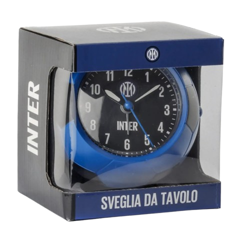 Sveglia a Forma di Pallone Inter FC Ufficiale - Movimento al Quarzo SEVEN