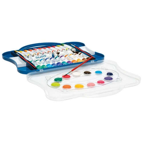 Astuccio Giotto Colori a Tempera – 24 tubetti assortiti (22×12 ml + 2×21 ml)