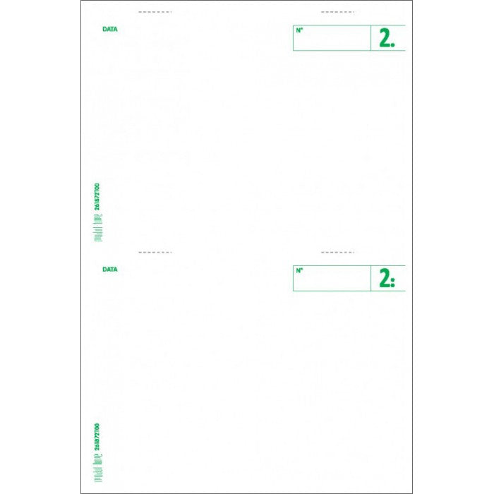 Set 10 Blocchi Comande Ristorante 2 Tagliandi - 2 Copie Carta Chimica 9,9x17 cm - Modul-Time