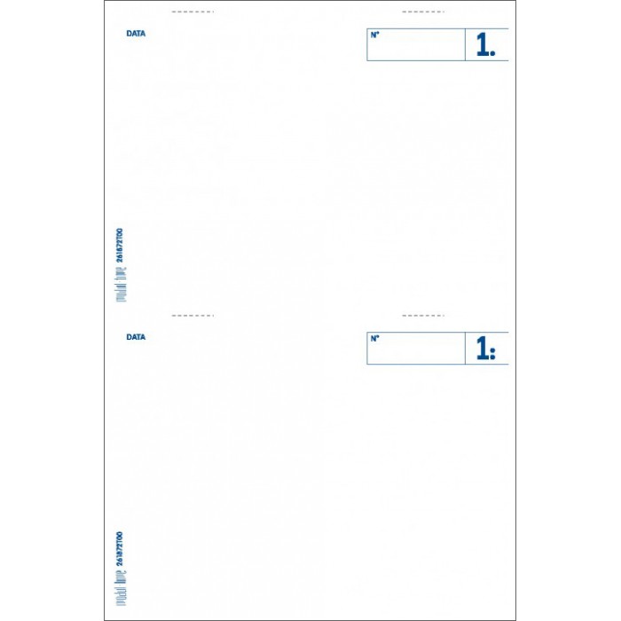 Set 10 Blocchi Comande Ristorante 2 Tagliandi - 2 Copie Carta Chimica 9,9x17 cm - Modul-Time