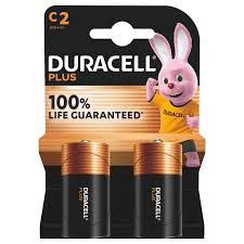 Batterie Duracell Plus C – MN1400 – 2 Pezzi