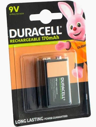 Batteria Ricaricabile Duracell 9V 170 mAh