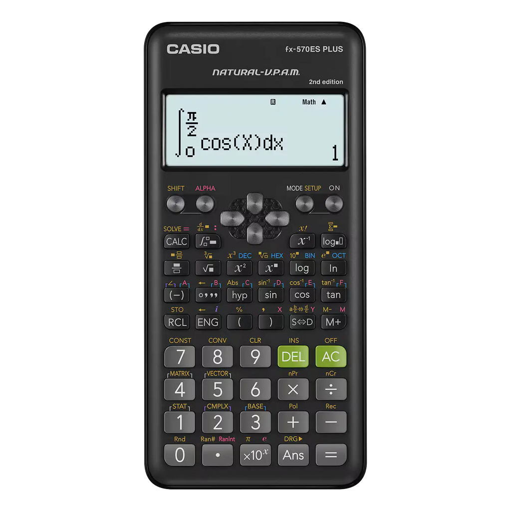 Calcolatrice Scientifica Casio FX-570ES PLUS-2 – 417 Funzioni per scuola Office line srl