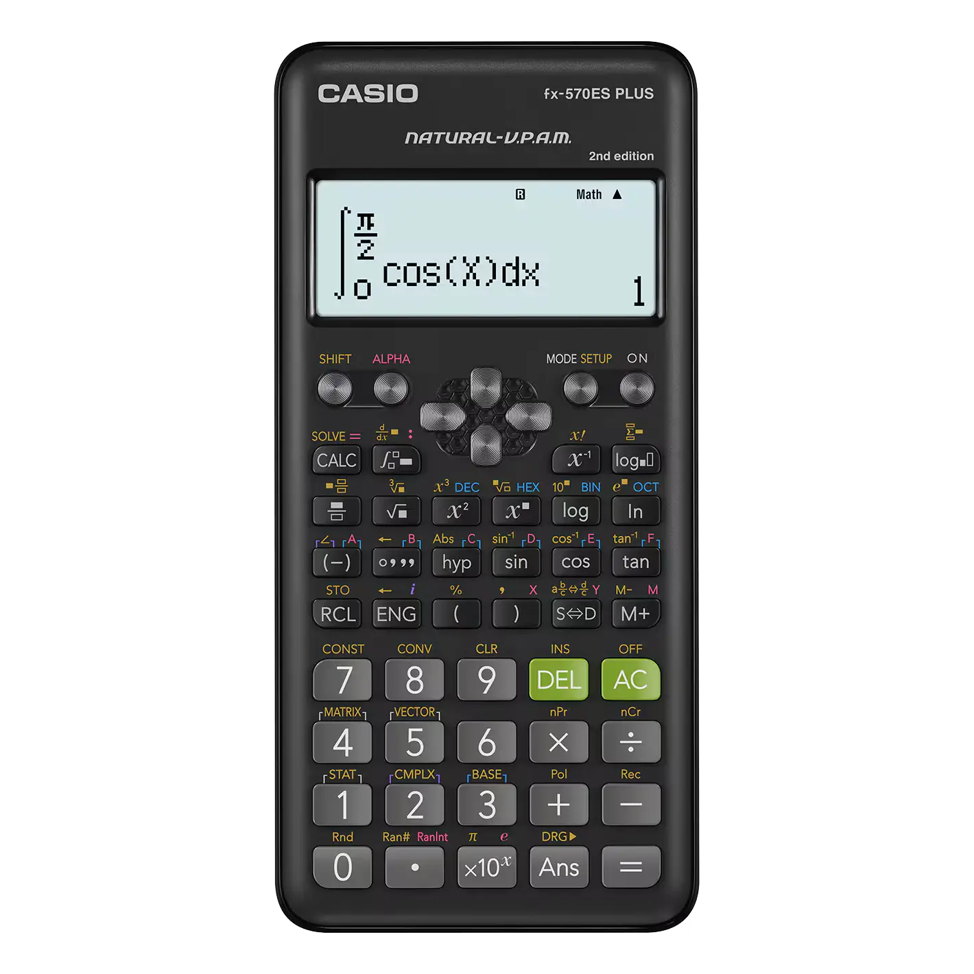 Calcolatrice Scientifica Casio FX-570ES PLUS-2 – 417 Funzioni per scuola Office line srl