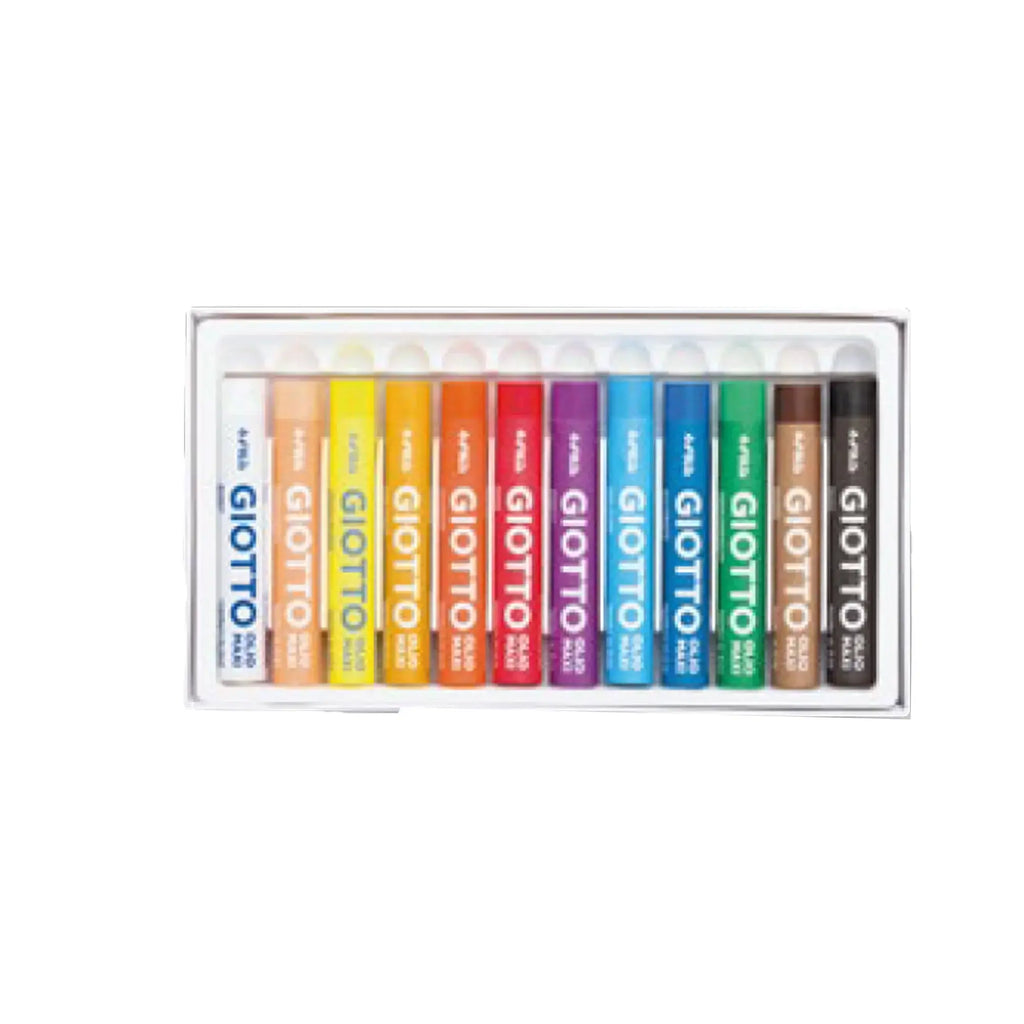 Pastelli a olio Giotto – 12 colori – astuccio appendibile