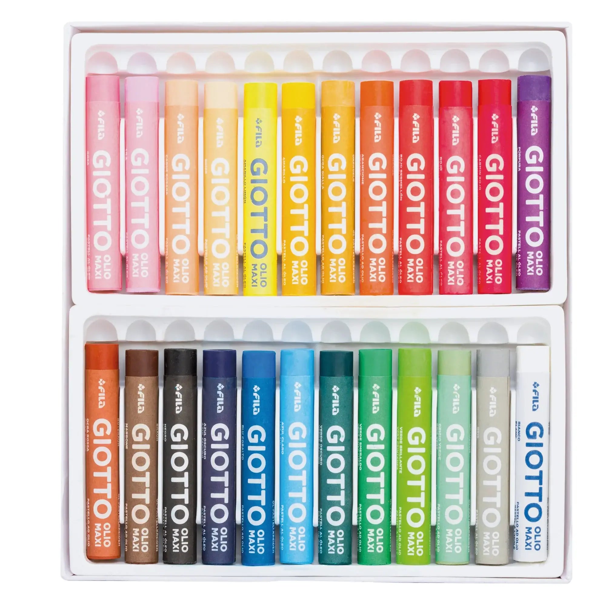 Pastelli a olio Giotto – 24 colori – astuccio appendibile