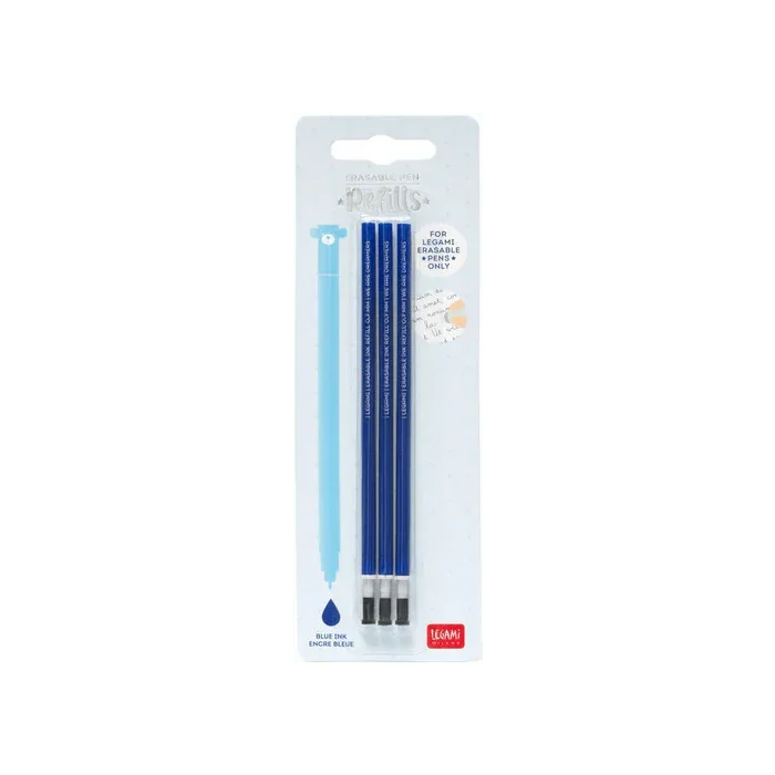 Legami – Refill per Penna Gel Cancellabile Blu Erasable Pen - Office Line