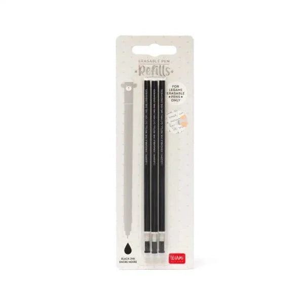 Legami – Refill per Penna Gel Cancellabile Nero Erasable Pen - Office Line