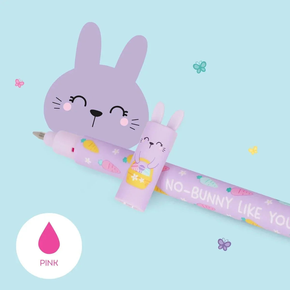 Legami Set 2 Penne Gel Cancellabili Easter Edition – Rosa e Viola – Edizione Limitata Pasqua - Office Line
