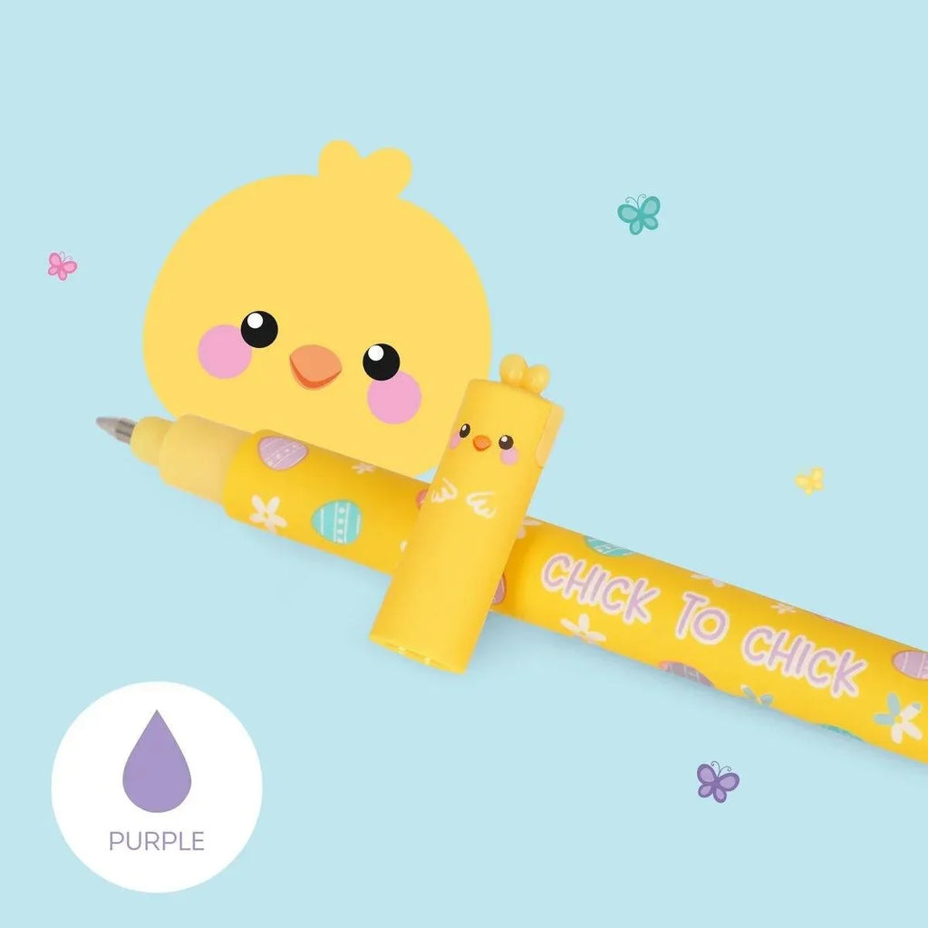 Legami Set 2 Penne Gel Cancellabili Easter Edition – Rosa e Viola – Edizione Limitata Pasqua - Office Line